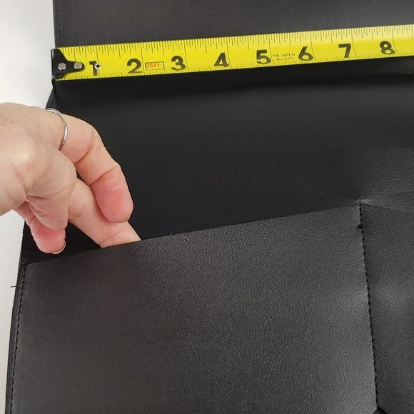 Glass Ladder & Co. Megan Portfolio Organizer Clutch in Black - Picture 4 of 13